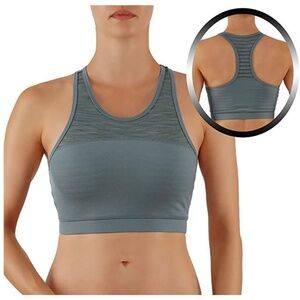 Yoga Top Burnout Mesh Sports Bra 1720-Tel
